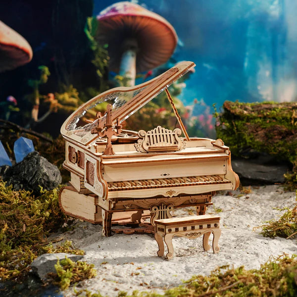 ROKR Magisches Klavier Mechanische Spieluhr 3D-Holzpuzzle