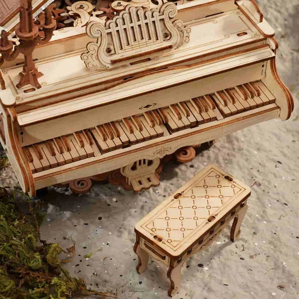 ROKR Magisches Klavier Mechanische Spieluhr 3D-Holzpuzzle