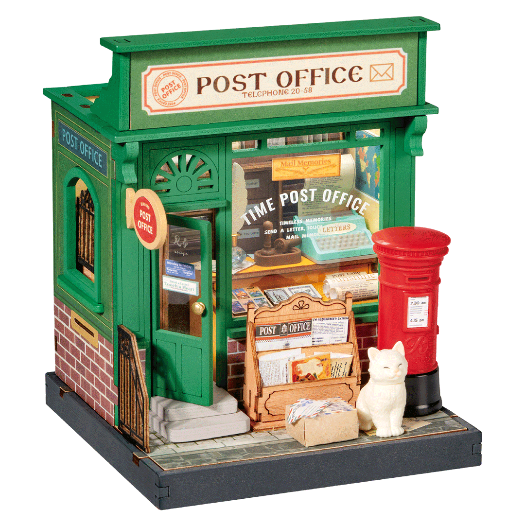 Rolife Century Post Office DIY Miniaturhaus