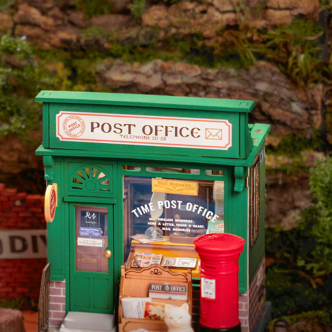 Rolife Century Post Office DIY Miniaturhaus