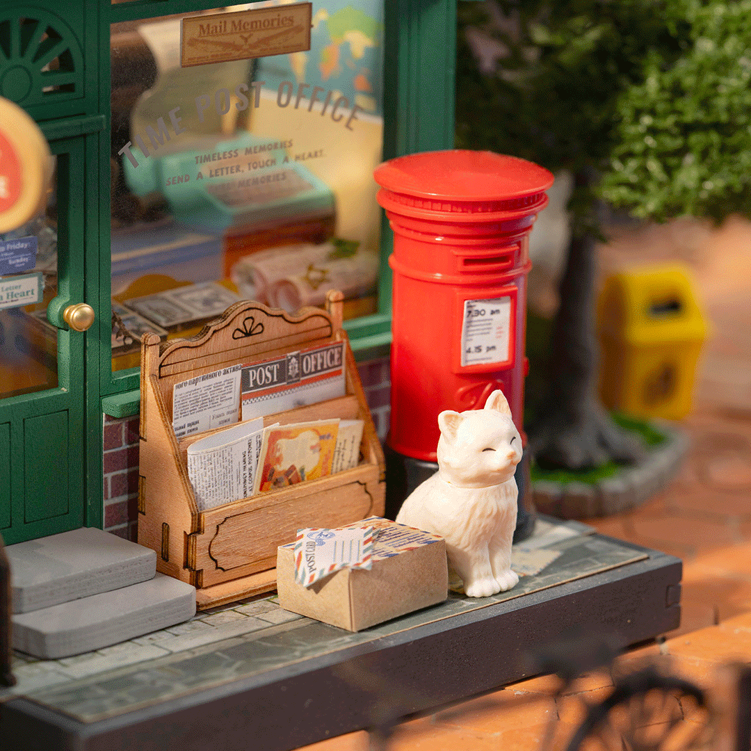 Rolife Century Post Office DIY Miniaturhaus