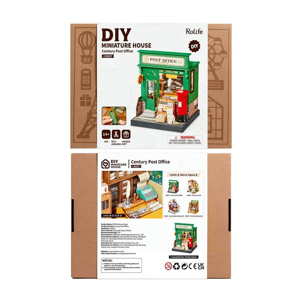 Rolife Century Post Office DIY Miniaturhaus