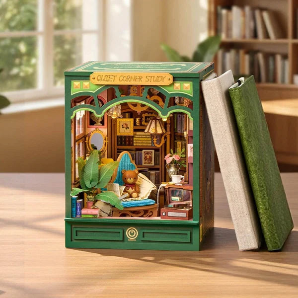 Rolife Ruhige Ecke Arbeitszimmer DIY Bücherregaleinsatz