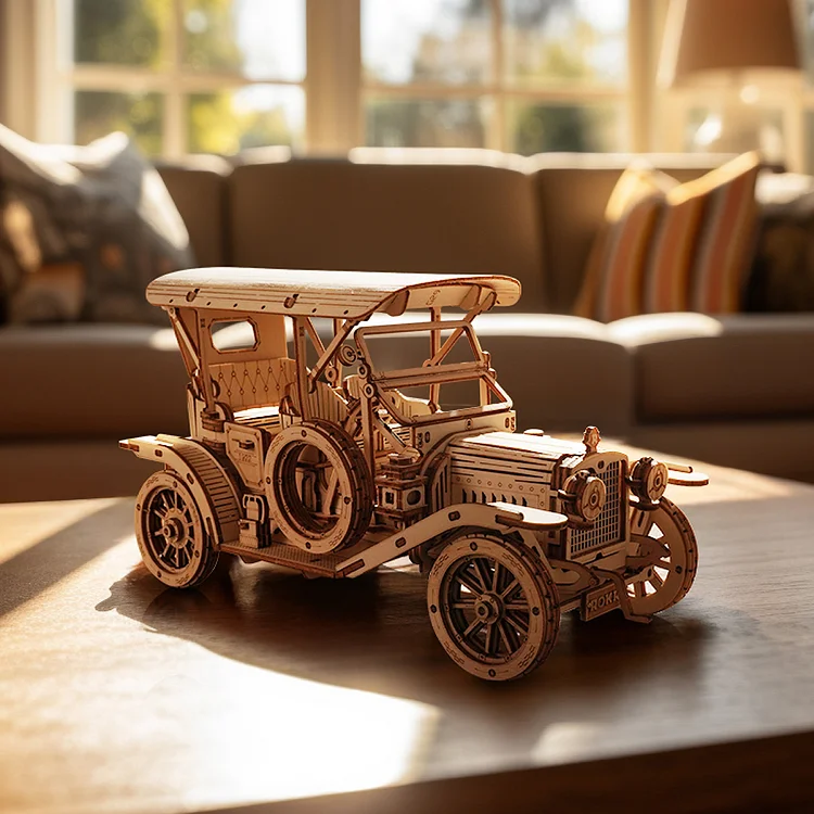 ROKR Oldtimer 3D Holzpuzzle