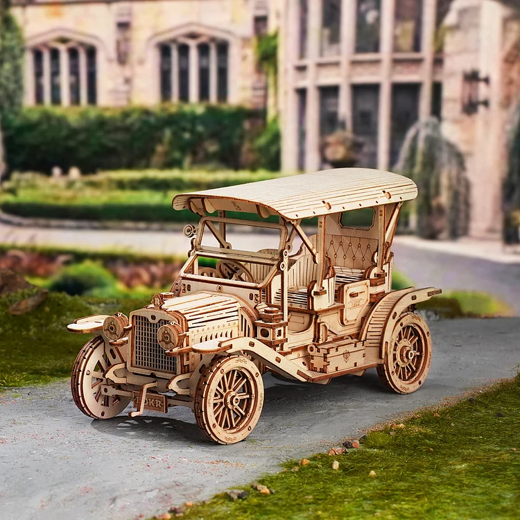 ROKR Oldtimer 3D Holzpuzzle