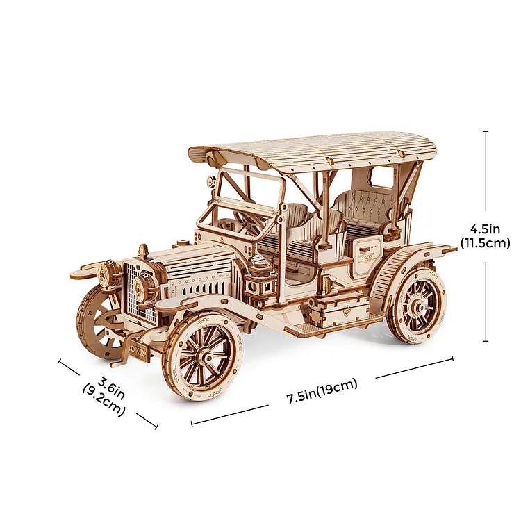ROKR Oldtimer 3D Holzpuzzle