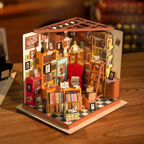 Rolife Sam's Studierzimmer-Bibliothek DIY Miniaturhaus