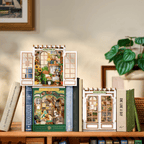 Rolife Secret Bloomy Nook DIY-Bücherregal-Einsatz