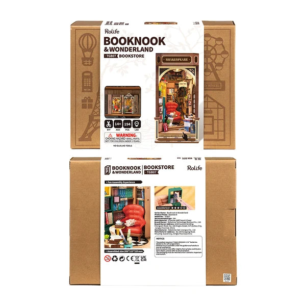 Rolife DIY-Bücherregal "Buchhandlung"