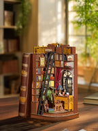 Rolife Silent Corner Study DIY-Bücherregal-Einsatz