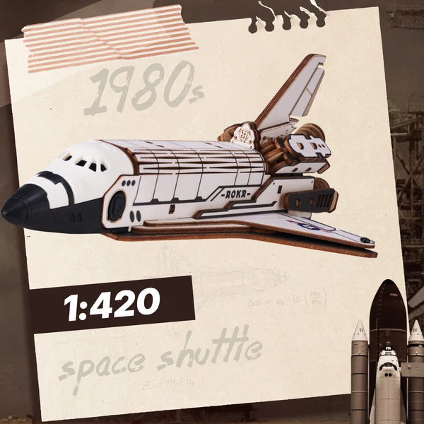 ROKR Space Shuttle 3D Holzpuzzle