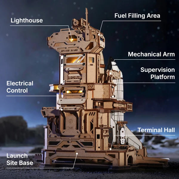 ROKR Space Shuttle 3D Holzpuzzle