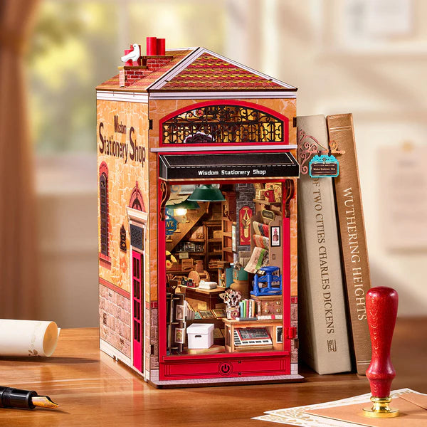 Rolife Wisdom Stationery Shop DIY Book Nook
