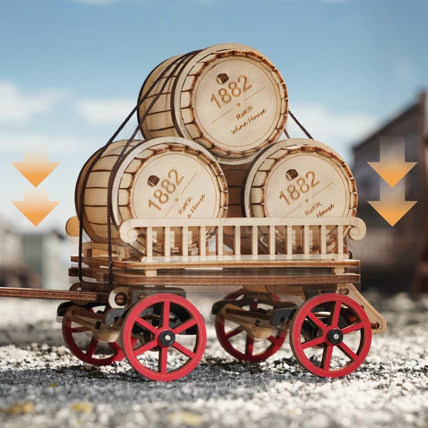 ROKR Dampfmaschine Mechanisches 3D-Holzpuzzle