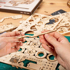ROKR Prime Dampf-Expresszug 3D Holzpuzzle