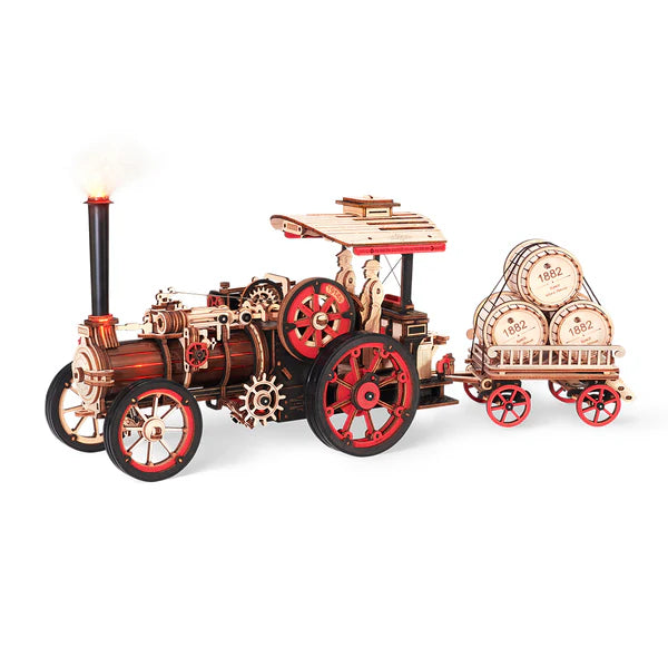 ROKR Dampfmaschine Mechanisches 3D-Holzpuzzle