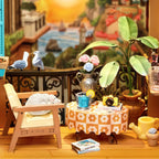 Rolife Sunset Isle DIY-Bücherregal-Einsatz