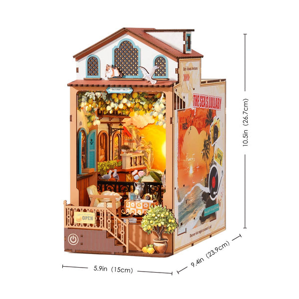 Rolife Sunset Isle DIY-Bücherregal-Einsatz