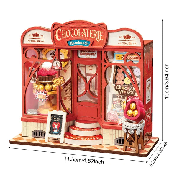 Rolife Sweet Chocolate Shop DIY Miniaturhaus