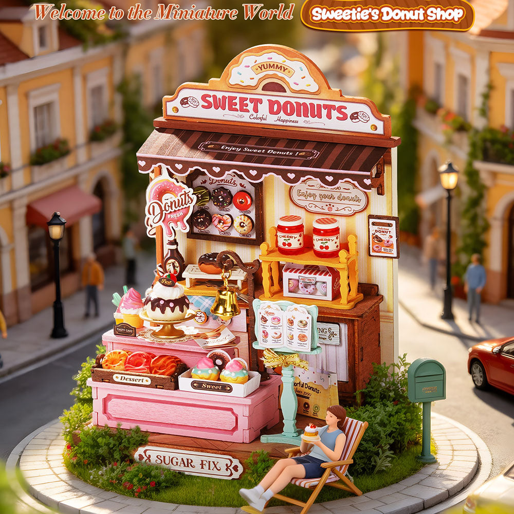 Rolife Sweetie's Donut Shop DIY Miniaturhaus