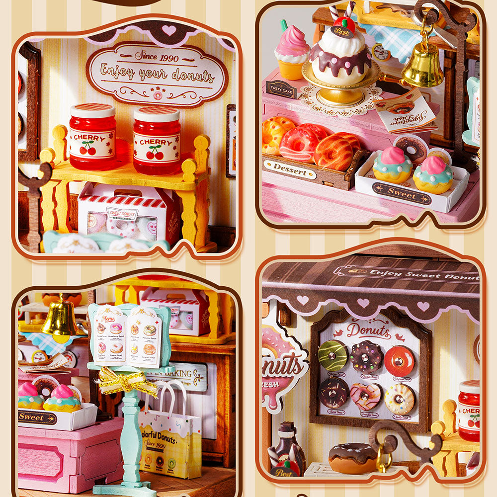 Rolife Sweetie's Donut Shop DIY Miniaturhaus