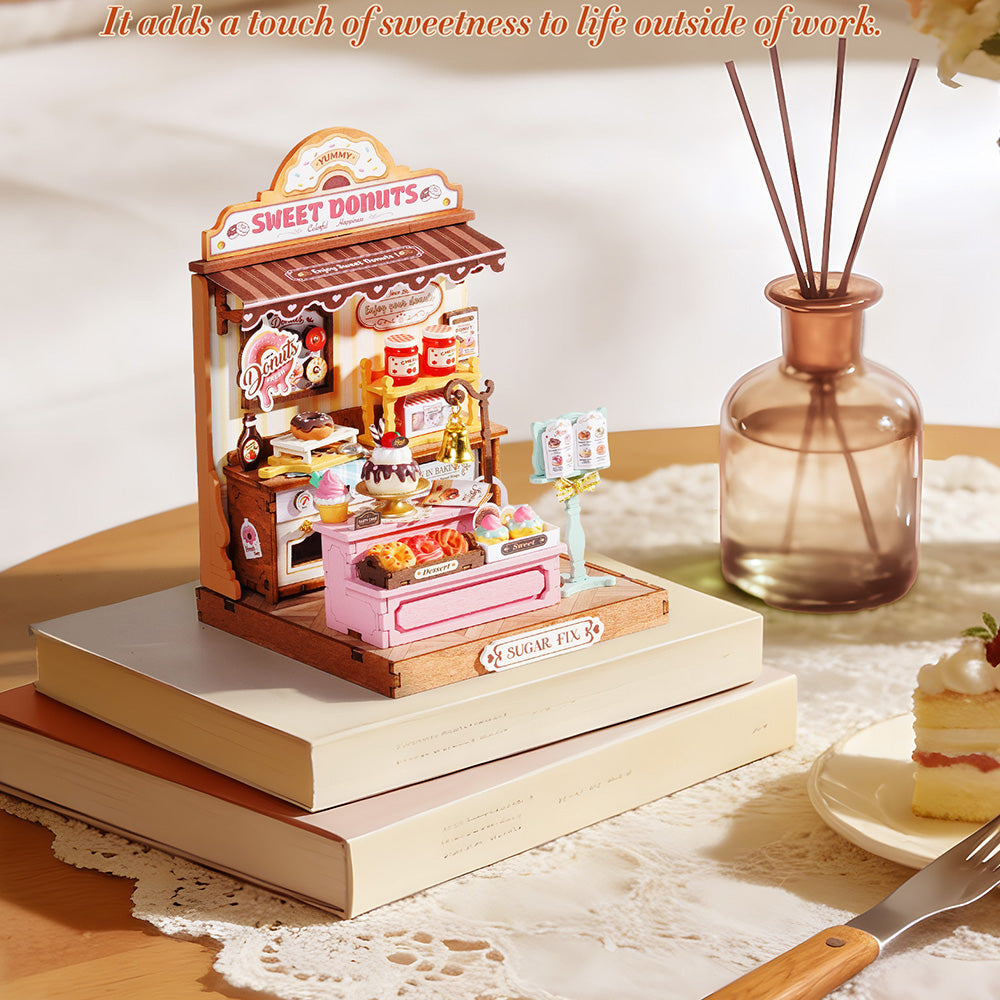 Rolife Sweetie's Donut Shop DIY Miniaturhaus