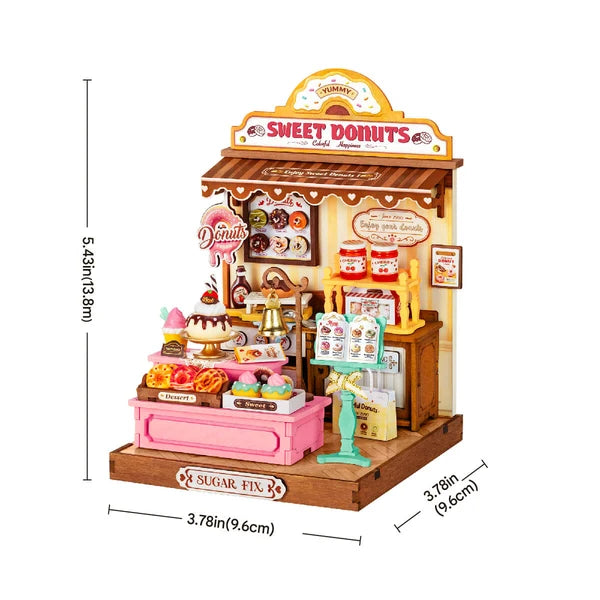 Rolife Sweetie's Donut Shop DIY Miniaturhaus