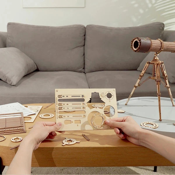 ROKR Monokulares Teleskop 3D Holzpuzzle