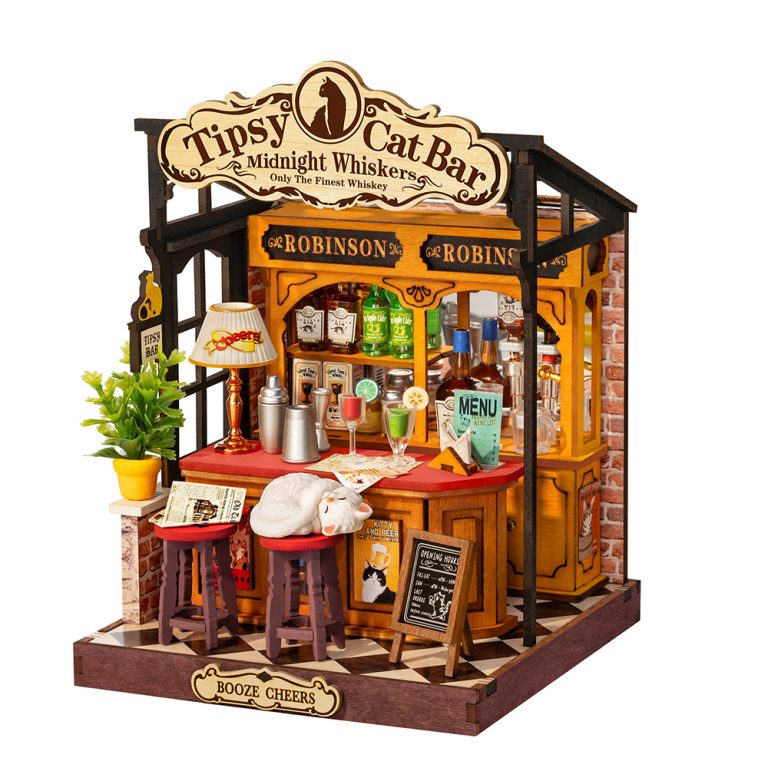 Rolife Tipsy Cat Bar DIY Miniaturhaus