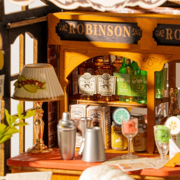 Rolife Tipsy Cat Bar DIY Miniaturhaus