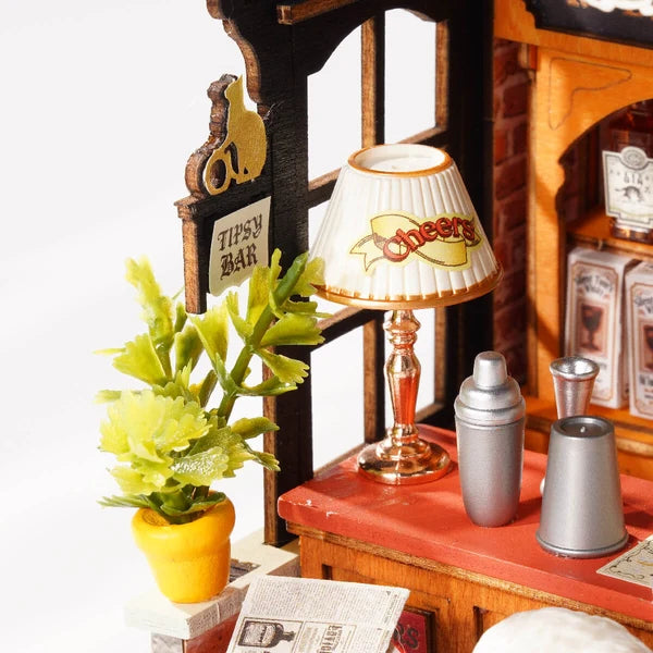 Rolife Tipsy Cat Bar DIY Miniaturhaus