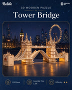 Rolife Tower Bridge mit LED-Beleuchtung