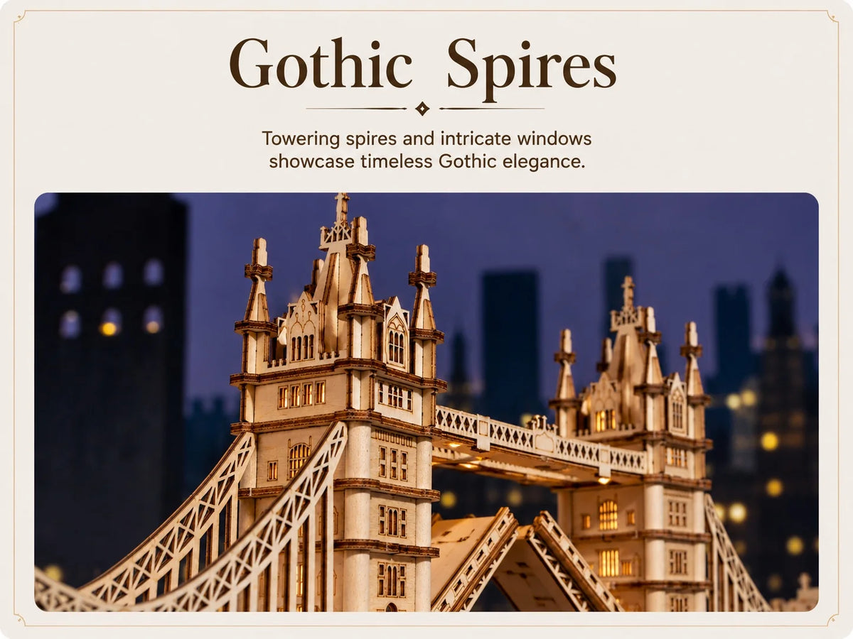 Rolife Tower Bridge mit LED-Beleuchtung