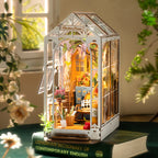 Gartenhaus DIY Bücherregal-Einsatz