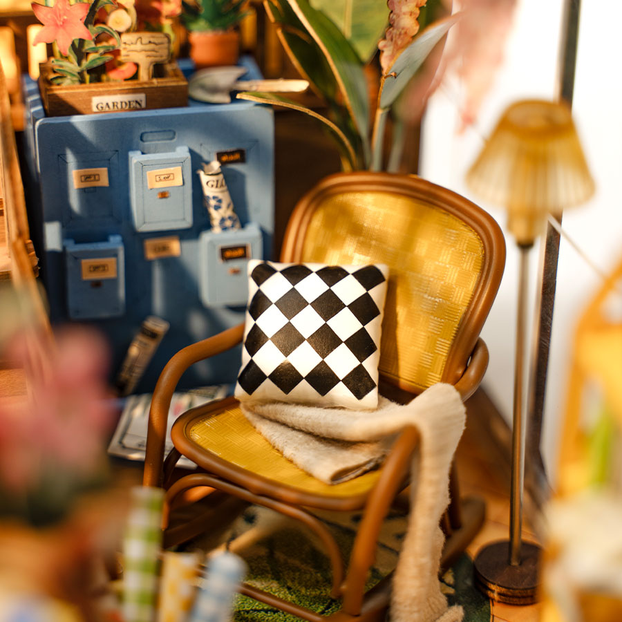 Gartenhaus DIY Bücherregal-Einsatz